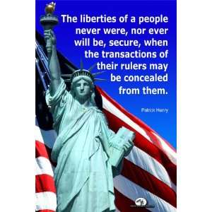  Patriotic Poster/Liberties of a People: Everything Else