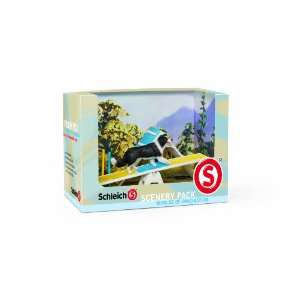  Schleich Scenery Pack   Dogs Agility: Toys & Games