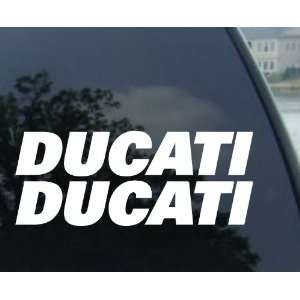  (2) 6 Ducati Decals Stickers   DUCATI 1098 SUPERBIKE 999 
