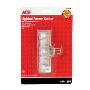  Ace Multiway TT 1/16 3 Outlet Lighted Extension Cord 