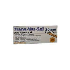  Trans Ver Sal 20Mm Adult Patches Wart Remover   25 Ea 