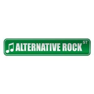 ALTERNATIVE ROCK ST  STREET SIGN MUSIC