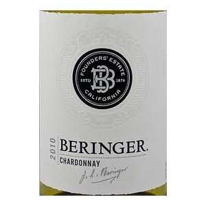  2010 Beringer Founders Estate Chardonnay 750ml: Grocery 