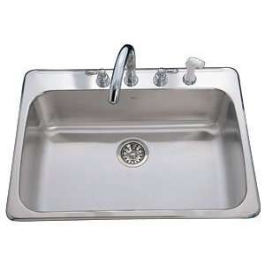  Kindred QSL22308N3 Kindred Drop In sink 3 Hole