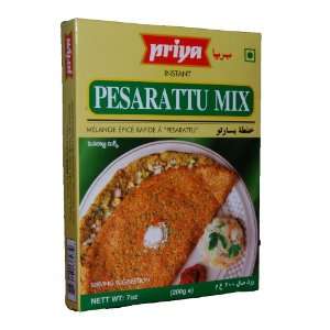 Priya Instant Pesarattu Mix 7 Oz:  Grocery & Gourmet Food