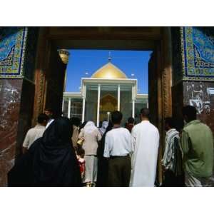  People Entering Ali El Hadi Mosque, Samarra, Salah Ad Din 