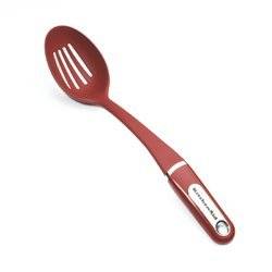    KitchenMavens review of KitchenAid Nylon Slotted Spoon, Red
