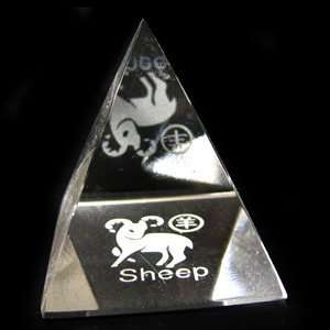  Feng Shui Crystal Pyramid for The Sheep 