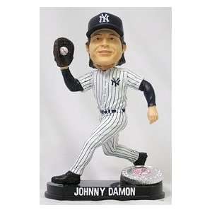 New York Yankees Johnny Damon Blatinum Bobble Head:  Sports 