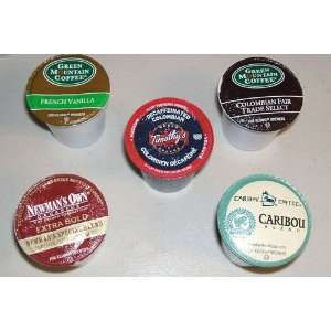 Cup Coffee Assortment Caribou Colombian Newmans Extra Bold French 