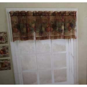    Style Selections Fruit Grove Valance 60c17 Home & Kitchen