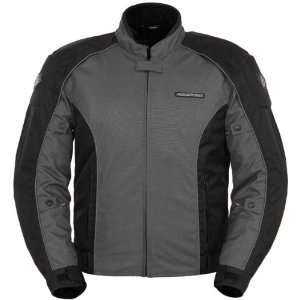   Aqua Sport 2.0 Mens Motorcycle Jacket Gray/Black Large L 6001 0407 06