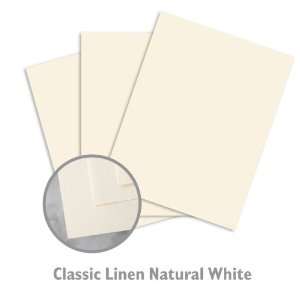  CLASSIC Linen Classic Natural White Paper   5000/Carton 