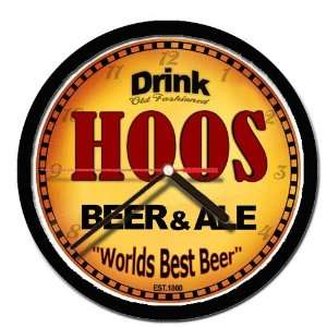  HOOS beer and ale cerveza wall clock: Everything Else