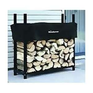  5 Firewood Rack   1/4 Cord Capacity (Black) (4H x 5W x 