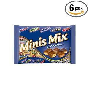 Mars Mixed Miniatures Variety Bag, 7.5 Ounce Packages (Pack of 6 