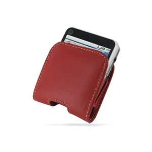   : PDair VX1 Red Leather Case for Motorola FLIPOUT MB511: Electronics