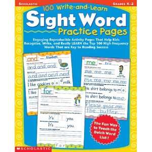  100 Write And Learn Sight Word: Home & Kitchen