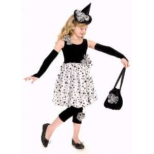 Lets Party By Princess Paradise Polka Dot Witch Child Costume / Black 