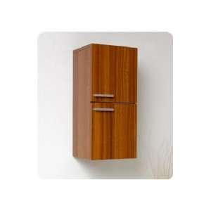   Linen Cabinet W/ 2 Storage Areas FST8091GW Walnut: Home & Kitchen