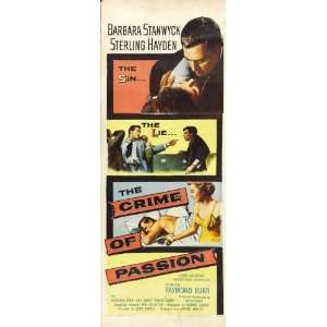 The Crime of Passion Poster Movie Insert (14 x 36 Inches 