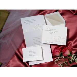  Intertwined Hearts Tri Fold Wedding Invitations: Health 