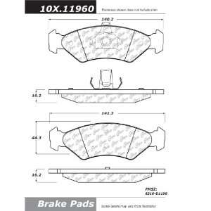  Centric Parts, 102.11960, CTek Brake Pads Automotive