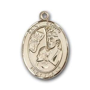  12K Gold Filled St. Edwin Medal Jewelry