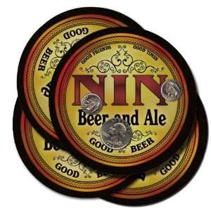 Nin Beer and Ale Coaster Set: Kitchen & Dining