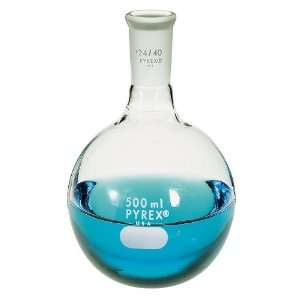 PYREX Brand 4320 round bottom flask; 1000 mL, pack of 1:  