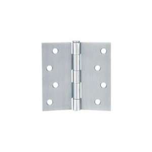   Nickel Door Hinge 4 Inch x Square Corners  52 1666