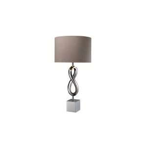  Dimond Lighting D1816, Athens Table Lamp in Chrome with 