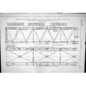  1889 Engineering Antofagasta Railway Bolivia Viaduct River 