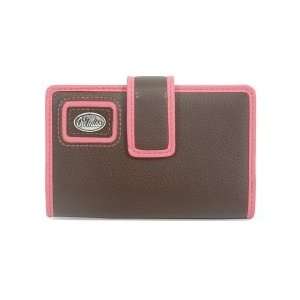  Mississippi Rebels Brown and Pink Bifold Wallet Sports 