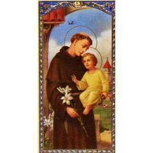   : Prayer to the Infant Jesus in Saint Anthonys Arms Prayer Card: Baby