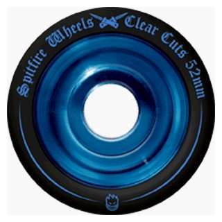  Spitfire Wheels Clearcut Blk/blu 53mm (4 Wheel Pack 