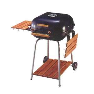  Meco 4405 Black Charcoal Grill With Lower Shelf And Fold 