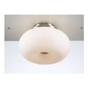  Tessera Flush Mount in Satin Nickel Size 7 H x 11 W 