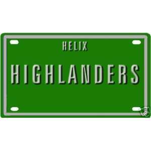  Helix High School   La Mesa, CA Booster Club License Plate 