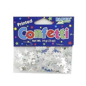  12 Packs of Silver New Year Confetti