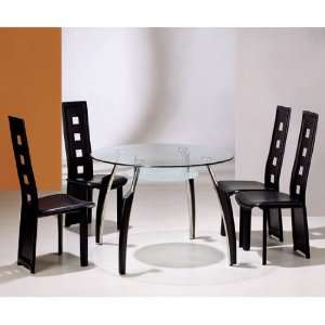  Bross Black Dinette Set by Global Furniture