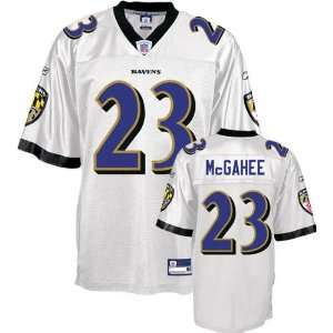 Willis McGahee #23 Baltimore Ravens Replica NFL Jersey White Size 54 