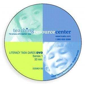   Center Literacy Task Cards Dvd Set 1 Word Building