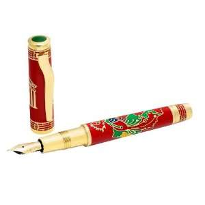  Omas Limited Edition Phoenix Solid Gold Fountain Pen 
