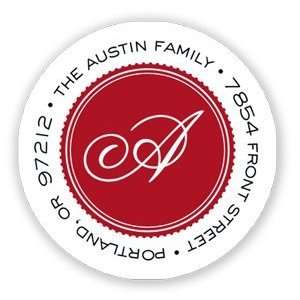   Address Labels & Gift Stickers (Threes A Charm Red)