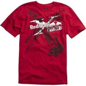   Fox Racing Red Bull X Fighters Exposed T Shirt   Large/Red: Automotive