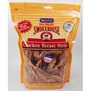  Smokehouse Chicken Breast Strips Dog Treat 16 oz Bag: Pet 