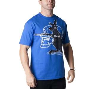Metal Mulisha Jacko Roo Mens Short Sleeve Racewear Shirt   Blue / 2X 