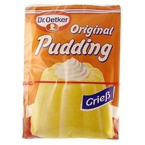 Dr. Oetker Original Pudding Gries (3 pack):  Grocery 