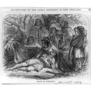   ,Wampanoag Indians,Native Americans,burials,1857